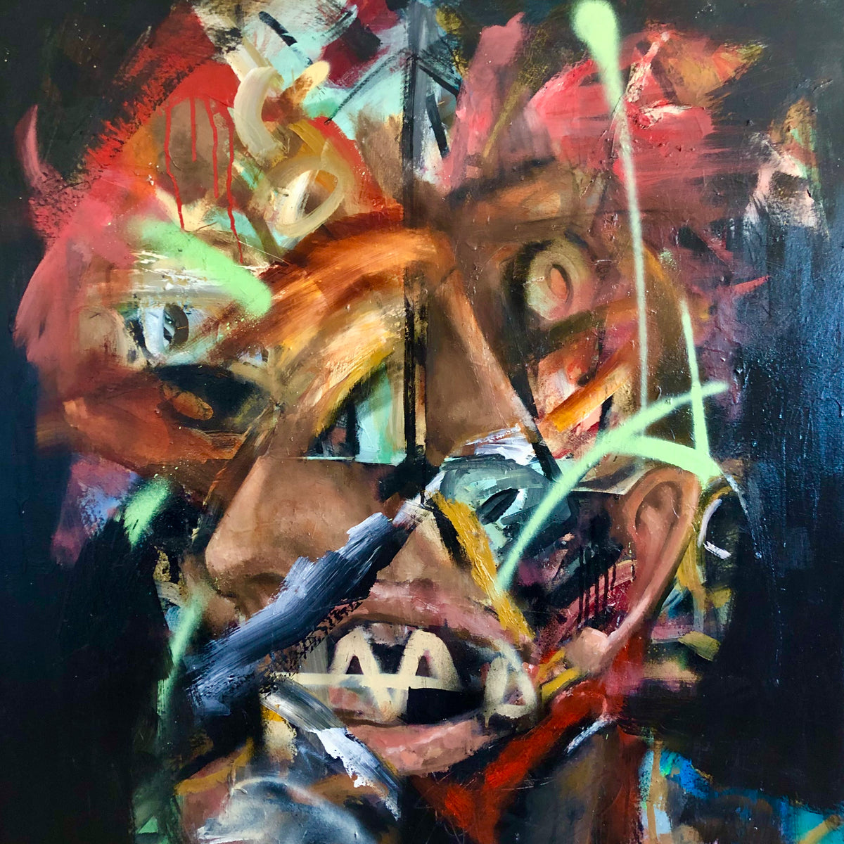 Self Portrait in Distortion • Adam Enrique Rodriguez – Brassworks