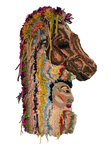 Horse Mask Facing Right • Melissa Monroe