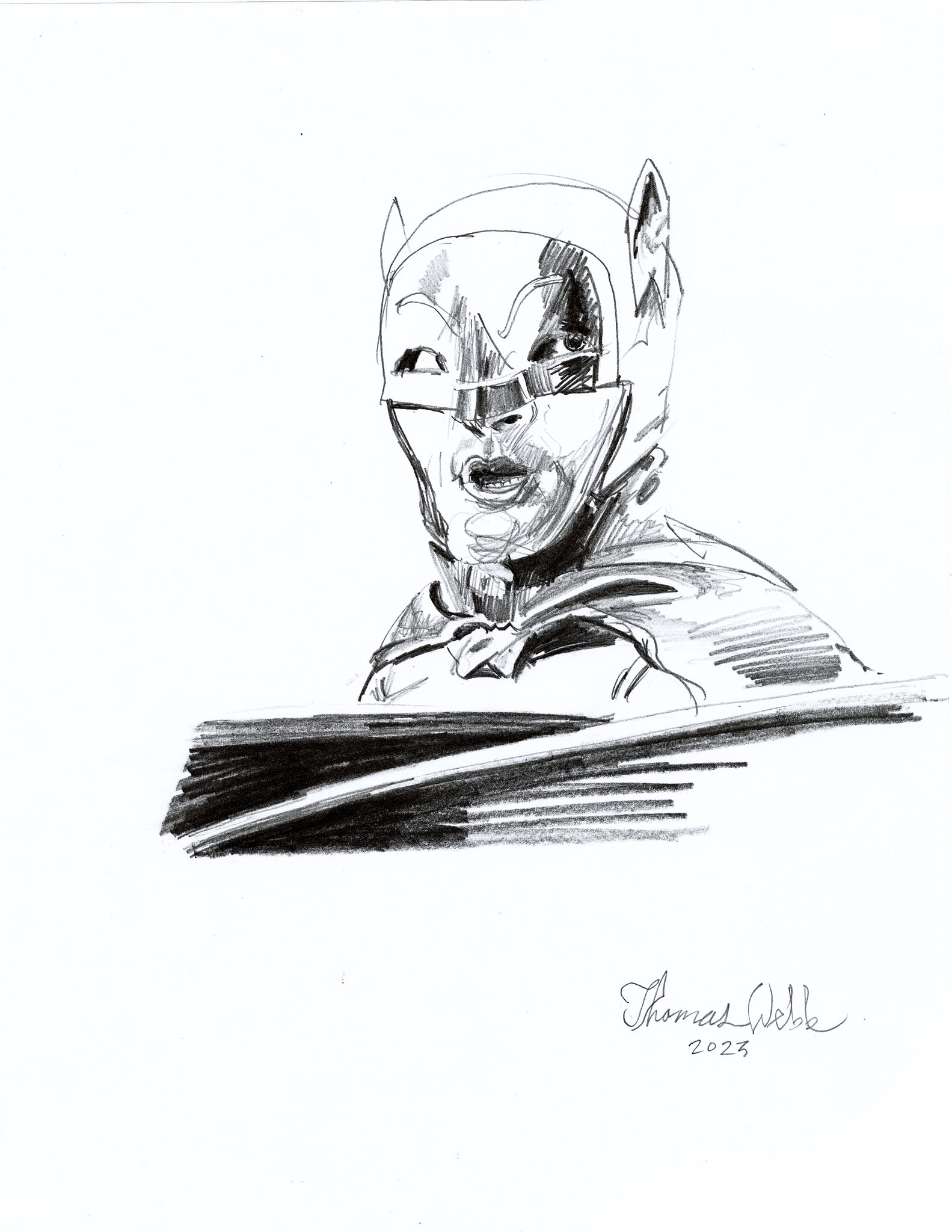 Batman (Inspirational Sketch) • Thomas Webb