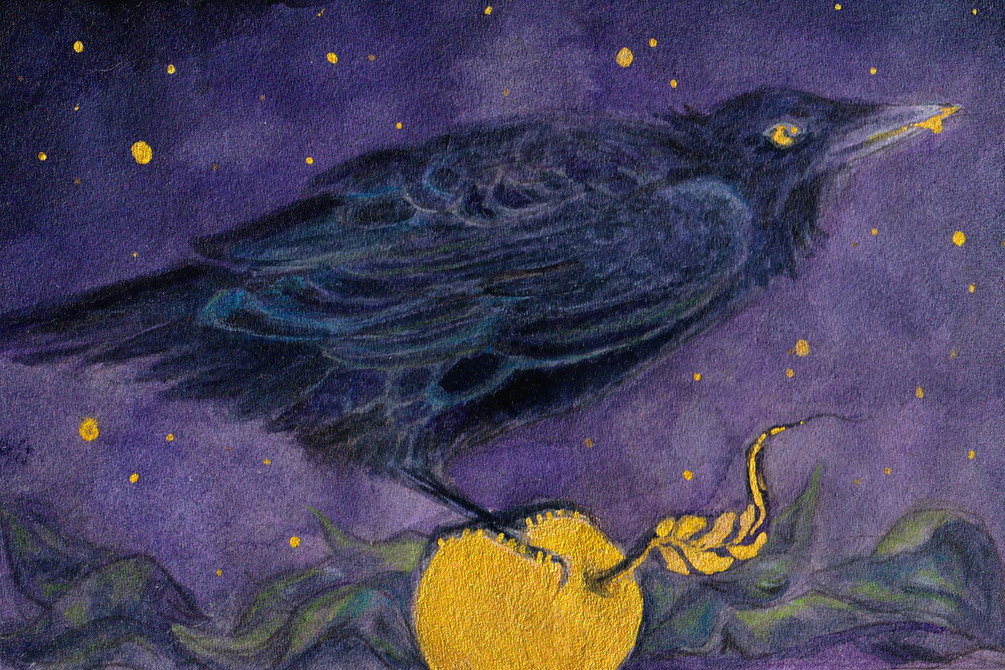 Caitlin Fowler • Crow-and-apple