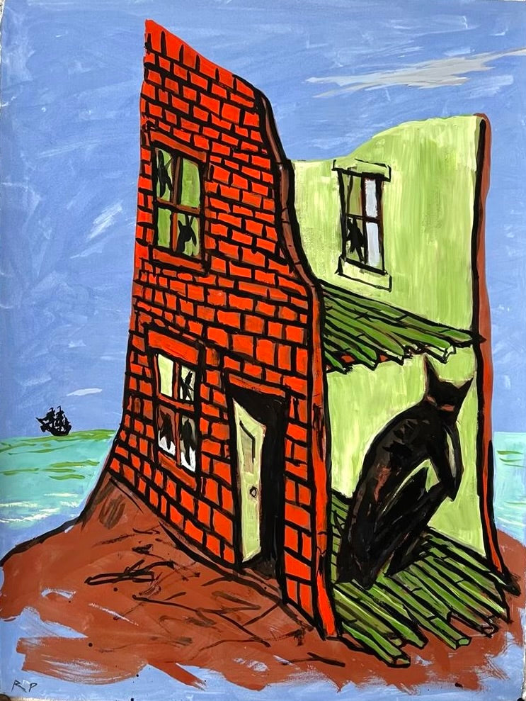 Cat Building Green • Rick Prol