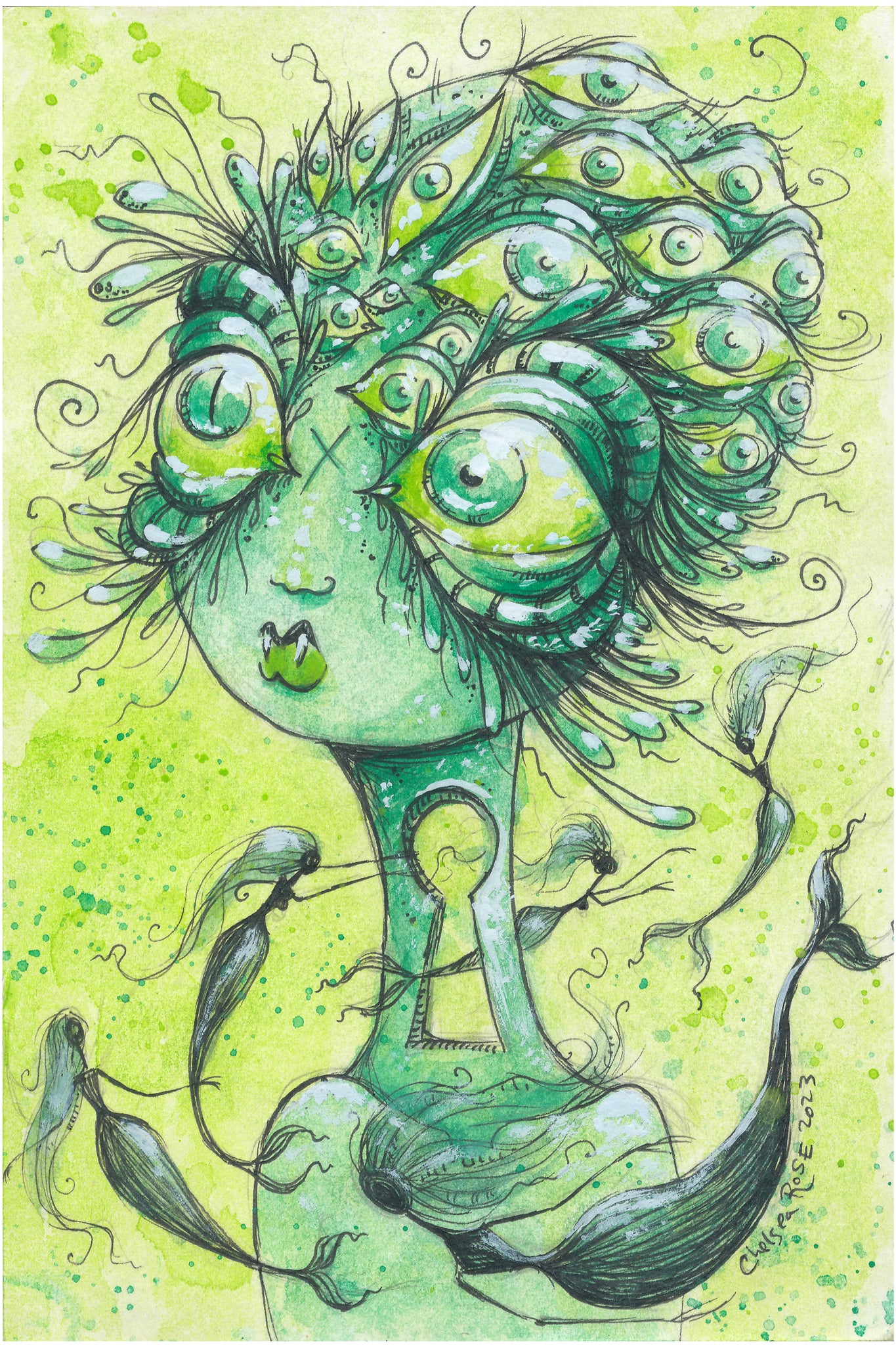 Green Creature • Chelsea Rose