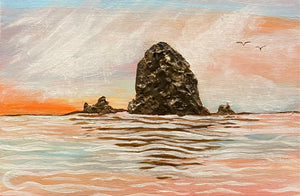 Colleen Martinelli • Sunset at Haystack Rock