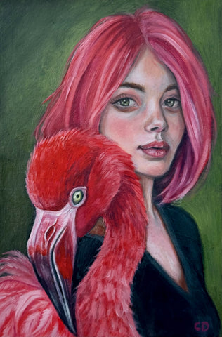 Cyndi Dodes • Pink Flamingo