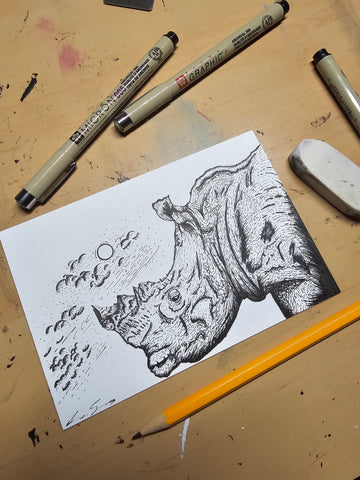 AaronSummersArt • Foundation Drawing