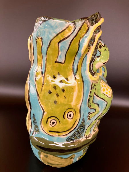 Amelia Opie • Frog Vase