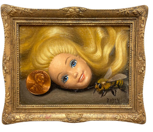 Mark Ryden • Abraham Lincoln, Barbie Roberts, and Bee