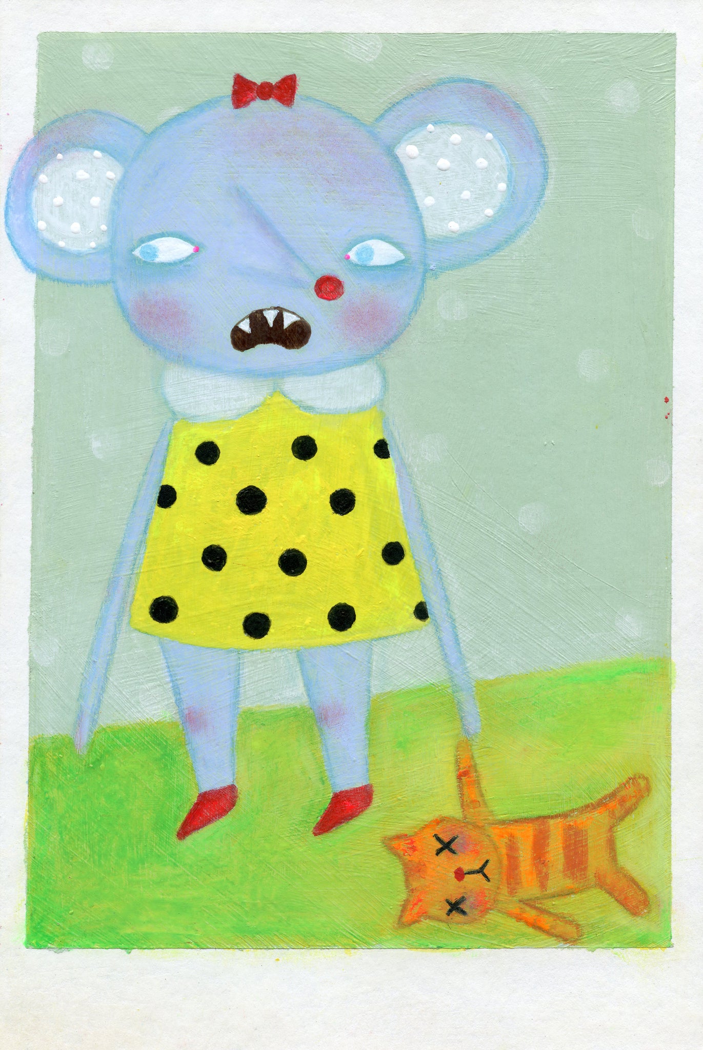 Agafia Polynchuk • Little Mouse and Her Cat