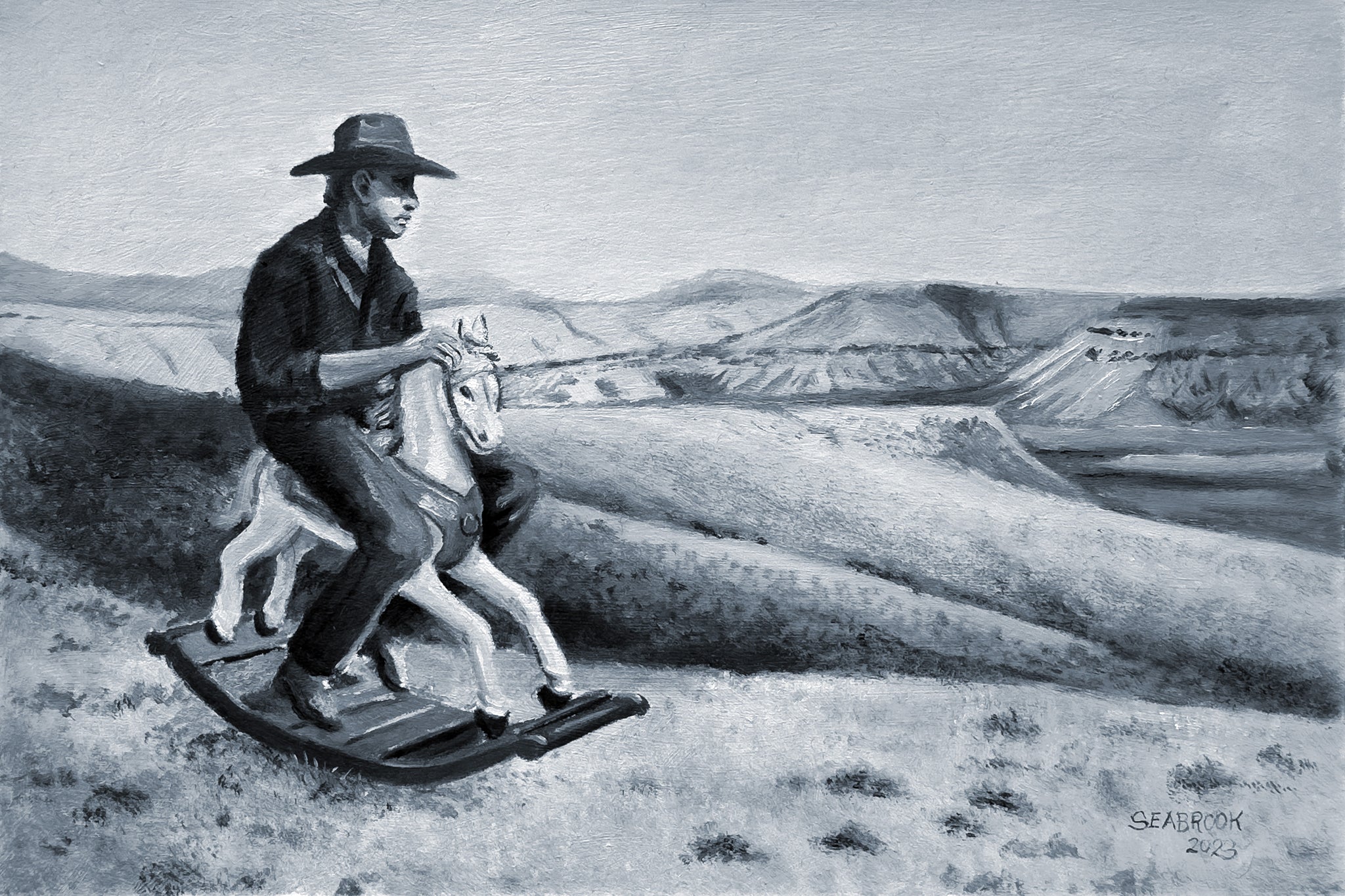 Rockinghorse Cowboy #3 • Mark Seabrook