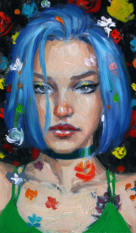 Vincent Giarrono • Portrait with Flowers