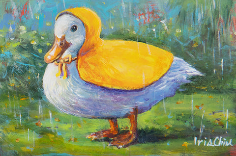 Iris Chiu Art • Puddle Stroll