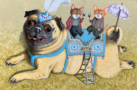 Pug-ephant Picnic • Amelia Opie