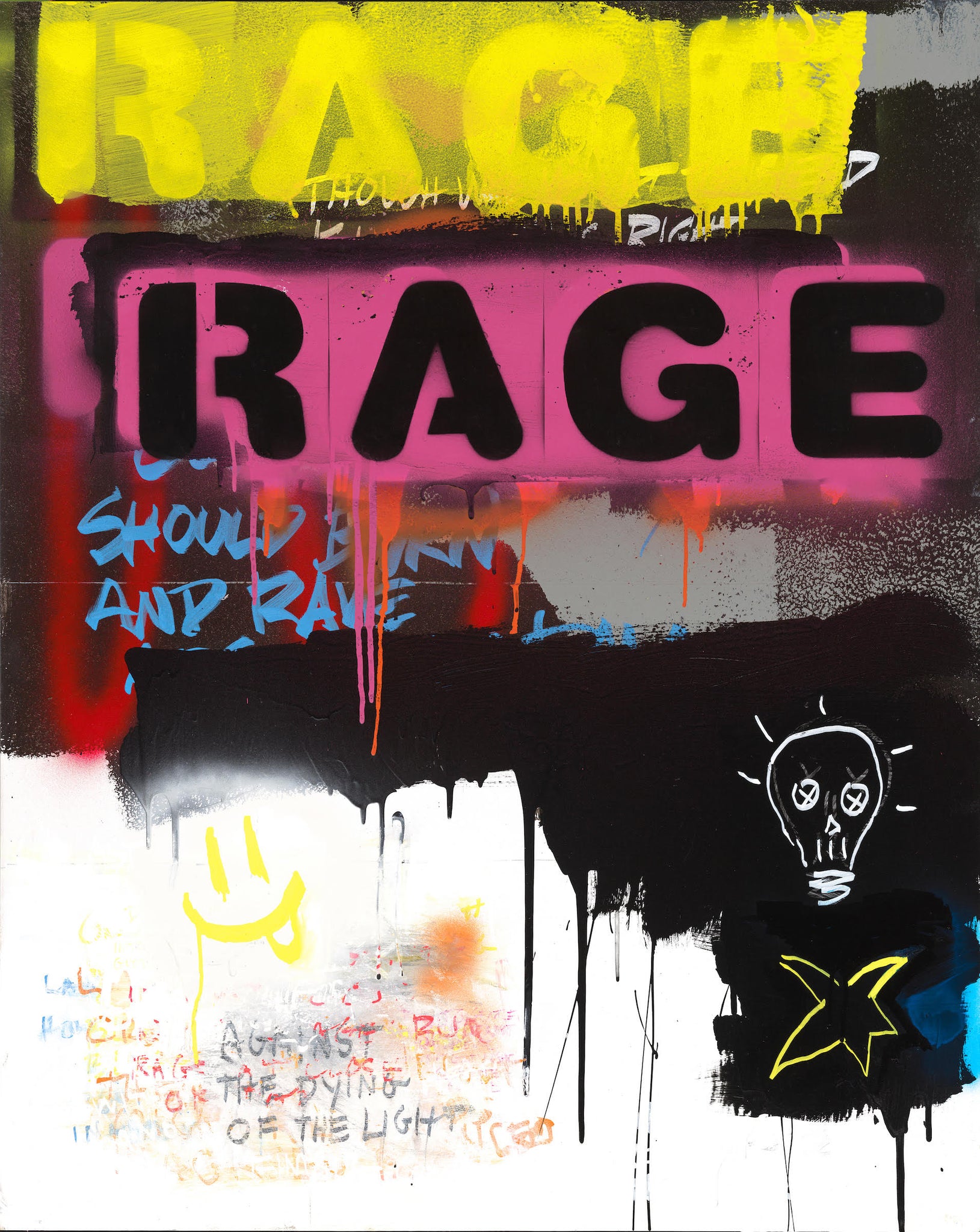 Rage Rage • Josh Keyes