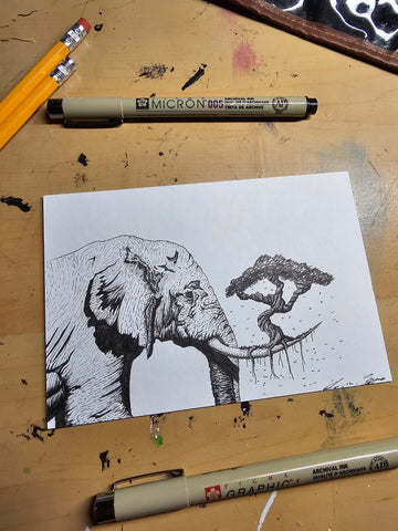 AaronSummersArt • Regrowth Drawing