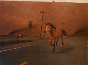 Josh Keyes • Ablaze