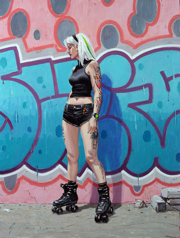 Vincent Giarrono • Skater with Graffiti