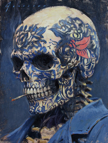 Vincent Giarrono • Skeleton Smoking