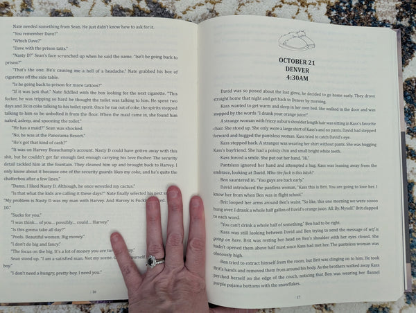 Crystal James • A Yeti in the Desert Hardcover Book