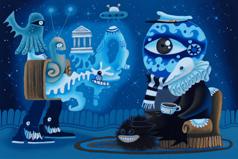 Adeline Lamarre • Watching tv