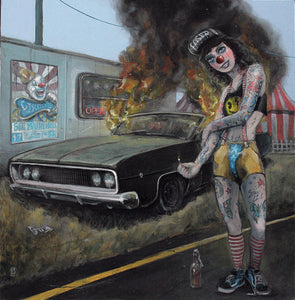 Clown girl on fire • Luciano Sanchez
