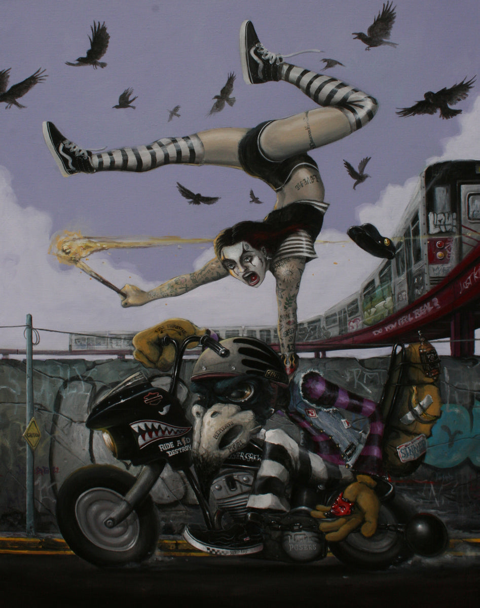 Luciano Sanchez • Crow Rider – Brassworks Gallery