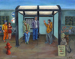 Conversation at the Bus Stop • Simon Griffith